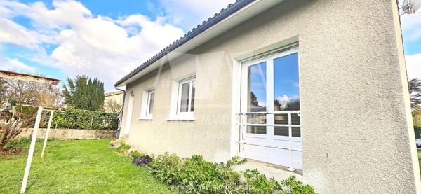 SAINT-YRIEIX - PAVILLON T4 DE PLAIN-PIED AVEC TERRASSE, JARDIN ET GARAGE