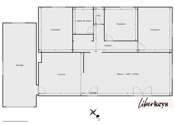 VILLA DE PLAIN PIED - TERRAIN 1050 M² - 91 M² HABITABLE - 3 CHAMBRES - GARAGE