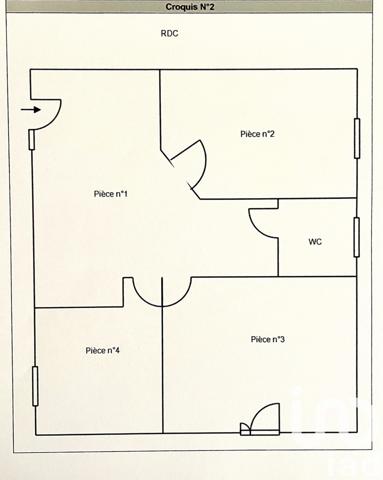 Maison à vendre 3 pièces 74 m² Le Blanc