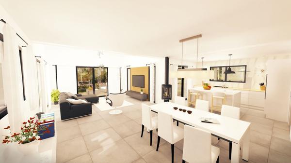 Terrain + Maison à vendre 5 pièces - 141 m²