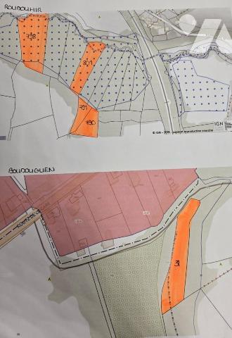 Divers terrains en zone Naturelle et sauvage situé à Boudouguen / Roudouhir