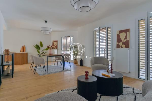 Lyon 7 -Appartement de 102,74 m² – 3 chamnbres – terrasses – garage