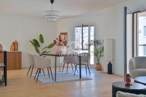 Lyon 7 -Appartement de 102,74 m² – 3 chamnbres – terrasses – garage