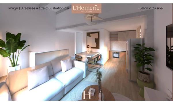 Maison de ville T3 + Garage Narbonne quartier Anatole France