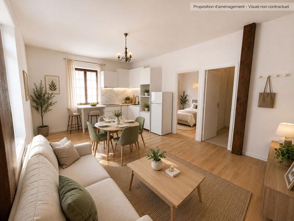 Appartement 2 pièces 37.77 m2
