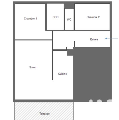 Appartement à vendre 3 pièces 68 m² Montivilliers