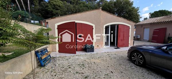 Maison provençale avec studio indépendant - garage- atelier - de grands bureaux indépendants -piscine