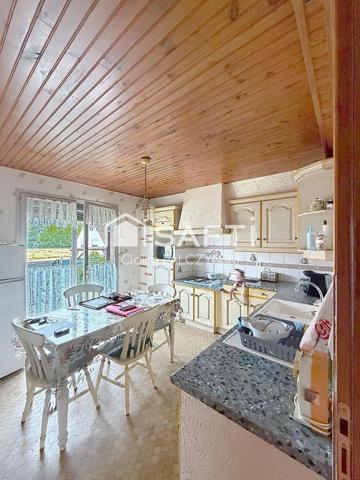 EXCLUSIVITÉ SAFTI – Maison de 98 m² avec jardin, garage et sous-sol complet