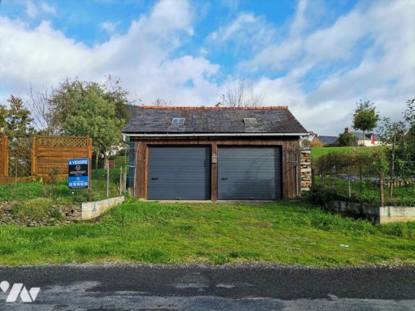 IFFENDIC, garage double sur terrain de 235 m².
