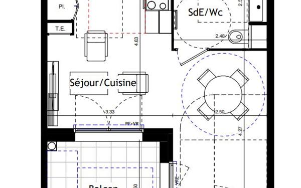 Appartement à vendre    1 pièce • 31,10 m2 Marseillan