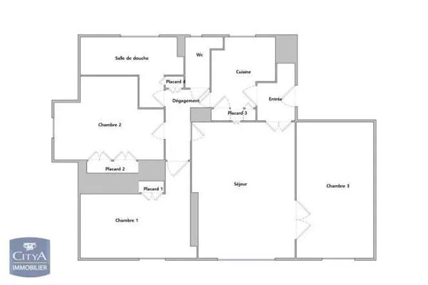 Appartement à vendre 4 pièces 84.85m² Charleville-Mézières (08000)