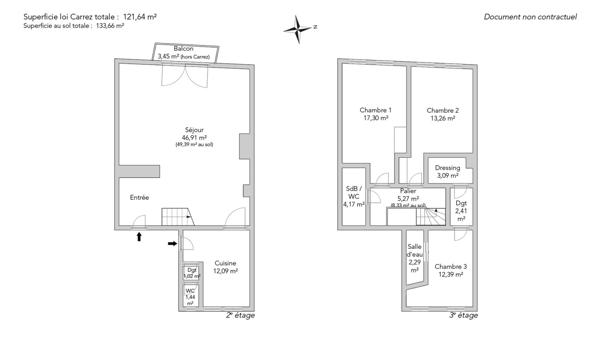 Appartement Paris 17e - BERTHIER/ COURCELLES