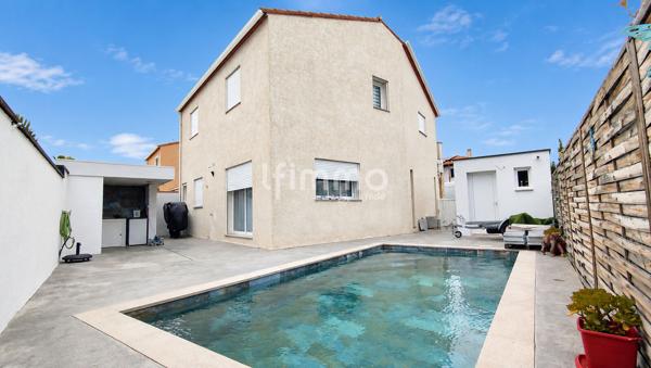 Maison 3 faces - 130 m2 - 5 chambres - Theza