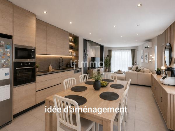 Maison 3 faces - 130 m2 - 5 chambres - Theza