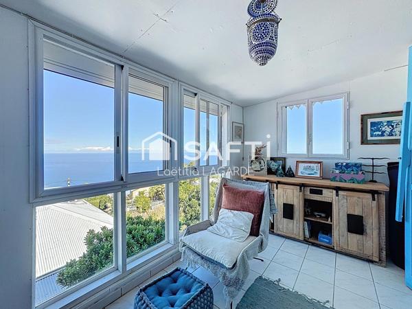 Maison F5/6 avec vue mer et piscine – Secteur Les Colimaçons