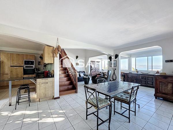 Maison F5/6 avec vue mer et piscine – Secteur Les Colimaçons