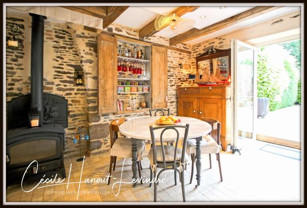 Dol-de-Bretagne (35120) PLEINE-FOUGERES - Maison de Centre bourg - 120 m² - avec Terrasse et jardin. 260 m²