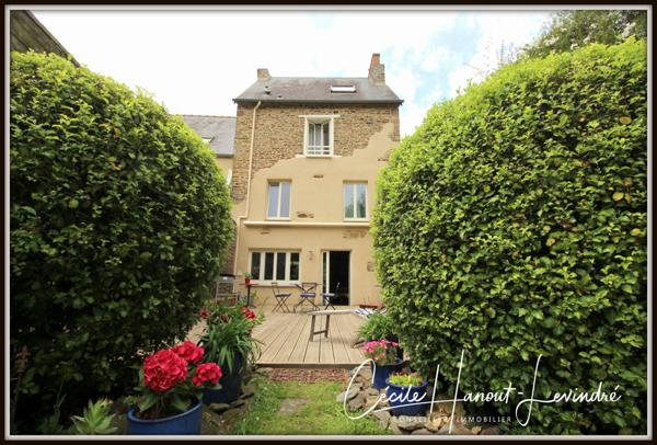 Dol-de-Bretagne (35120) PLEINE-FOUGERES - Maison de Centre bourg - 120 m² - avec Terrasse et jardin. 260 m²