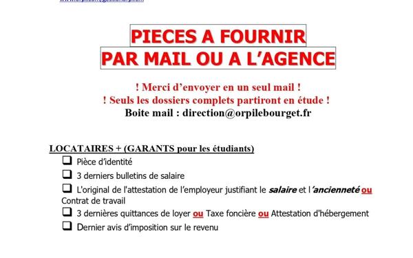 Appartement à louer