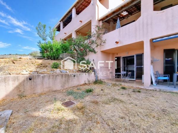 Studio Meublé 27m², Vue Mer,Terrasse rez-de-jardin