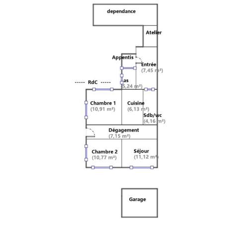 Maison à vendre 5 pièces 62 m² Thiais