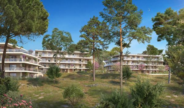 Valbonne – Sophia Antipolis - 2P Appartement ave  grand terrasse et jardin - Résidence neuve au cœur d’une pinède