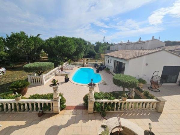 Maison à vendre 6 pièces TREBES (11) 135m2 habitable, 3 chambres sur Terrain environ 3000m2, piscine et dependances