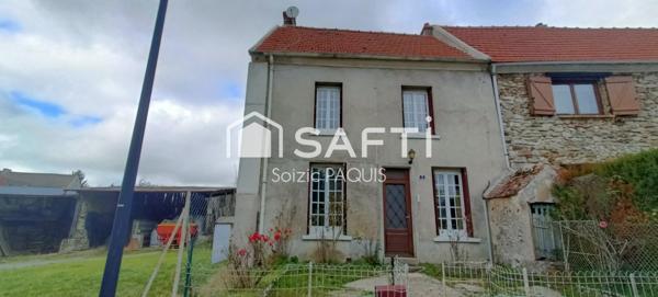 Maison de village avec un grand jardin !