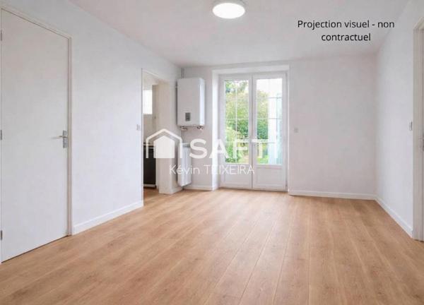 Bel appartement à rénover en plein centre de Sablé sur sarthe