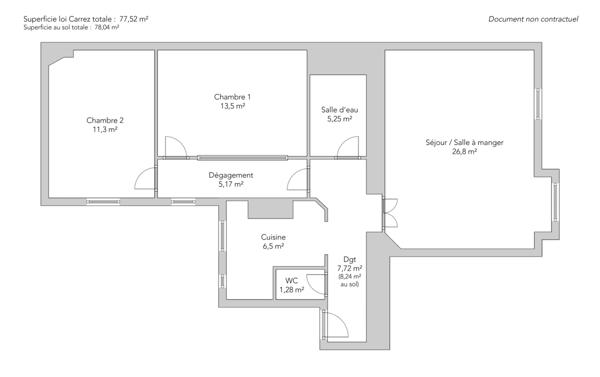 Appartement Paris 18e - OSLO