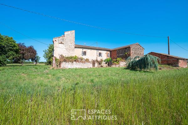 Ancienne ferme à réinventer sur plus de 1,5 hectare aux portes d’ALBI