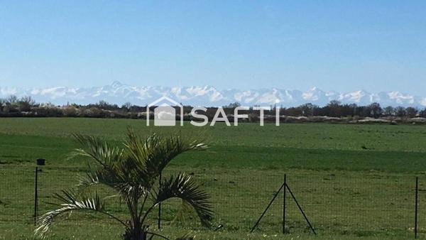 Plain-pied, vue Pyrénées, jolie dépendance de 40m²