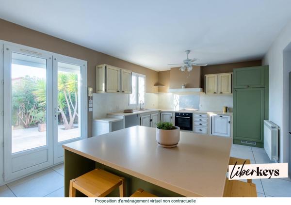 Maison 3 chambres et jardin à Pélissanne