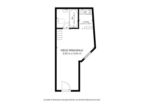 75015 PARIS, Rue du Commerce - Local 20 m² sur cour