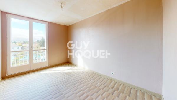 Appartement T4 de 74 m² – 3 chambres – Balcon – Cave