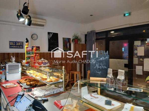 Snacking 50 m2 avec terrasse, centre de Joyeuse