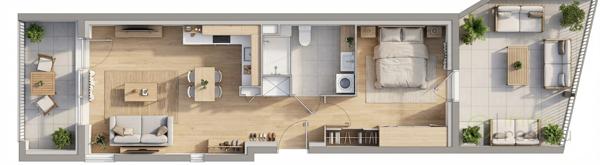 Appartement en frais réduits à CUCQ (62780)