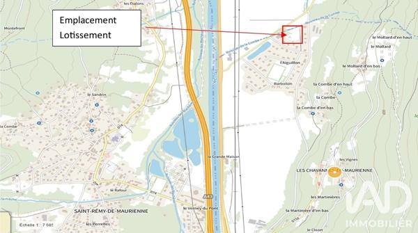 Terrain à vendre 605 m² Les Chavannes-en-Maurienne
