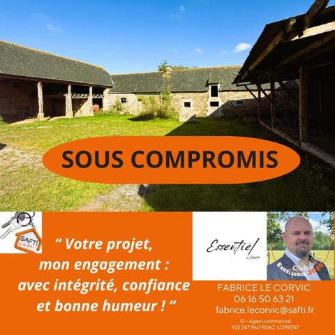 ENSEMBLE IMMOBILIER EN CAMPAGNE DE NOYAL PONTIVY A RENOVER