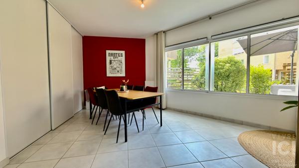 FAIRE OFFRE ! Appartement Rez de chaussée - 3 pièces - Bourg de Carquefou - 94m²