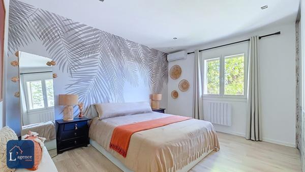 Villa T6 277m² rénovée avec piscine, sous-sol, vue dégagée – Parcelle de 1 180 m² en impasse