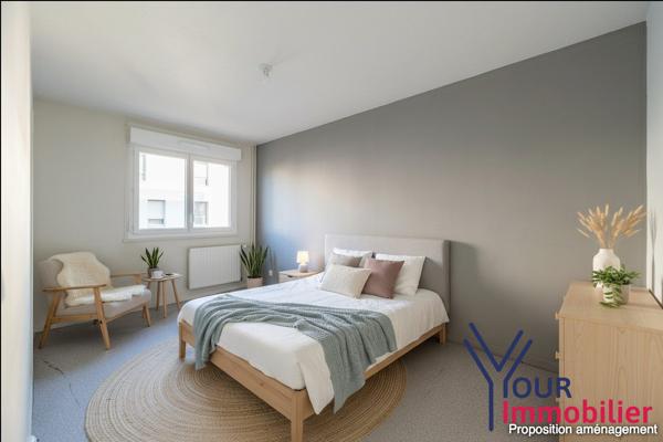 NOUVEAUTE A DECOUVRIR SANS TARDER –  T2 DE 48 m² À DECINES CENTRE- PROXIMITE TRAM