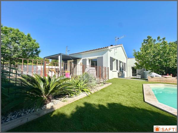 Jolie maison individuelle avec jardin et piscine
