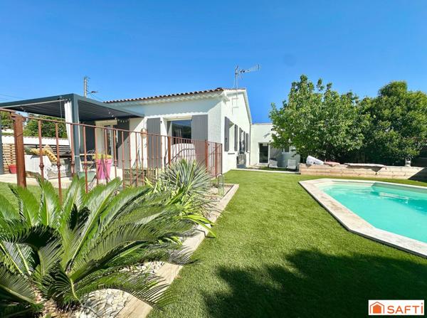Jolie maison individuelle avec jardin et piscine
