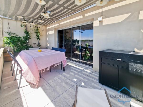 Appartement récent au dernier étage, 2 pièces de 50m² + 2 Terrasses + Garage – A vendre sur CASTRIES (34)