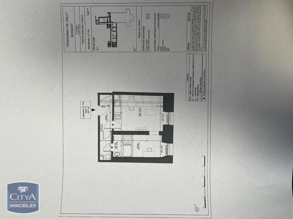 Location appartement Juilly (77230) 1 pièce 34.7m²
