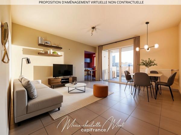 Appartement T3 avec garage et terrasse