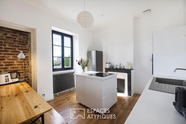 Maison de ville avec terrasse et studio indépendant