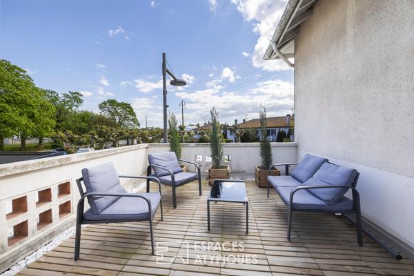 Maison de ville avec terrasse et studio indépendant