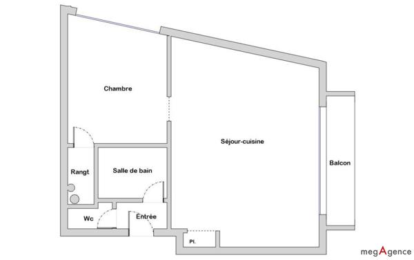 Appartement à VILLARD-DE-LANS, 38250 - 2 pièces 43m²